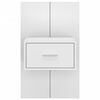 vidaXL Wall-mounted Bedside Cabinets 2 pcs White
