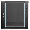 vidaXL Network Cabinet with Storage Black 53 x 60 x 60 cm Steel