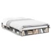 vidaXL Bed Frame without Mattress Grey Sonoma 135x190 cm Double