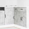 vidaXL Kitchen Base Cabinet Lucca Concrete Grey Engineered Wood