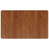 vidaXL Workbench Dark Brown 100x60x(71.5-98) cm Solid Wood Oak Rectangular