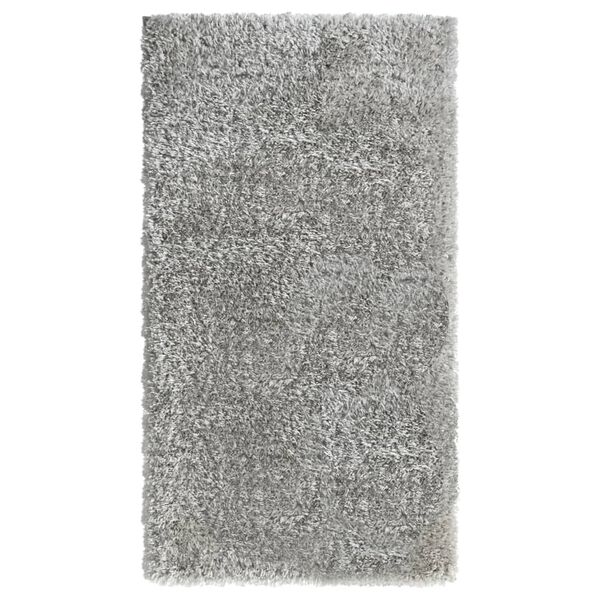 vidaXL High Pile Shaggy Rug Grey 80x150 cm 50 mm