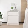 vidaXL Bedside Cabinets 2 pcs White 40x31x50 cm Solid Pinewood
