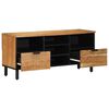 vidaXL TV Cabinet with Drawer Brown 100 x 33 x 46 cm Solid Mango Wood