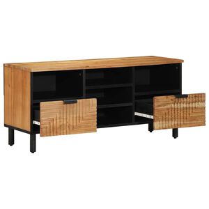 vidaXL TV Cabinet Solid Acacia Wood 100 x 33 x 46 cm Solid Acacia Wood