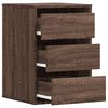 vidaXL Corner Chest of Drawers Brown Oak 40x41x58 cm Engineered Wood