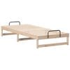 vidaXL Bed Frame Brown 100 x 220 cm Solid Pine Wood