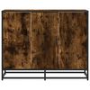 vidaXL Sideboard Smoked Oak 94x35x76 cm Engineered Wood