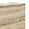 vidaXL Storage Cabinet Sonoma Oak 80 x 31 x 81 cm Engineered Wood
