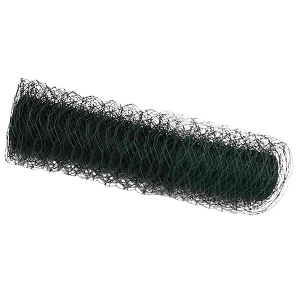 vidaXL Hexagon Fence Green 0.6 x 50 m PVC