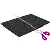vidaXL Rubber Granulate Patio Pad Black 6 x 9 x 0.3 cm Rubber