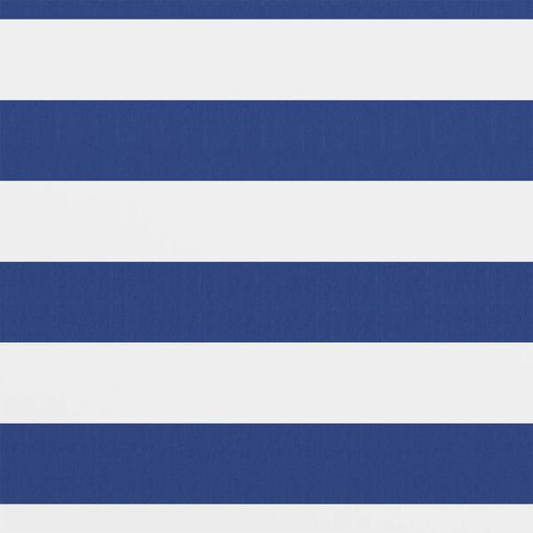 vidaXL Balcony Screen White and Blue 75x400 cm Oxford Fabric