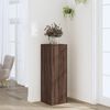 vidaXL Plant Stand Brown Oak 33x33x100 cm Engineered Wood