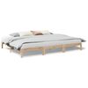 vidaXL Family Bed Frame No Mattress 270x200 cm Solid Wood Pine