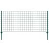 vidaXL Euro Fence Steel 20x1.2 m Green