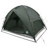 vidaXL Camping Tent with Rainfly Water-resistant 4-Person Army Green