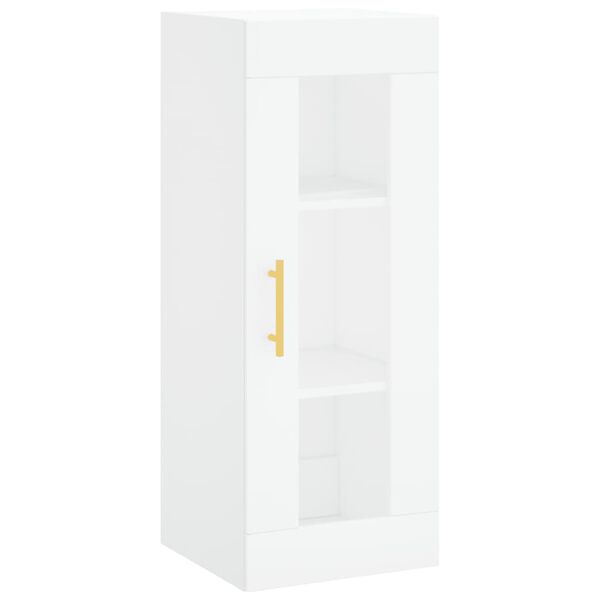 vidaXL Wall Mounted Cabinet White 34.5x34x90 cm
