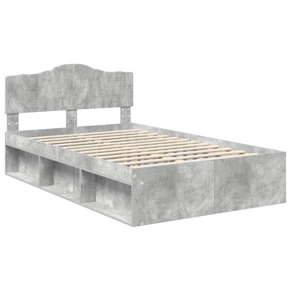 vidaXL Bed Frame with Headboard Concerte 120 x 200 cm Solid Pine Wood