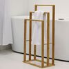 Bathroom Solutions Bamboo Towel Rack with 3 Bars