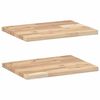 vidaXL Floating Shelves 2 pcs 40x30x2 cm Untreated Solid Wood Acacia