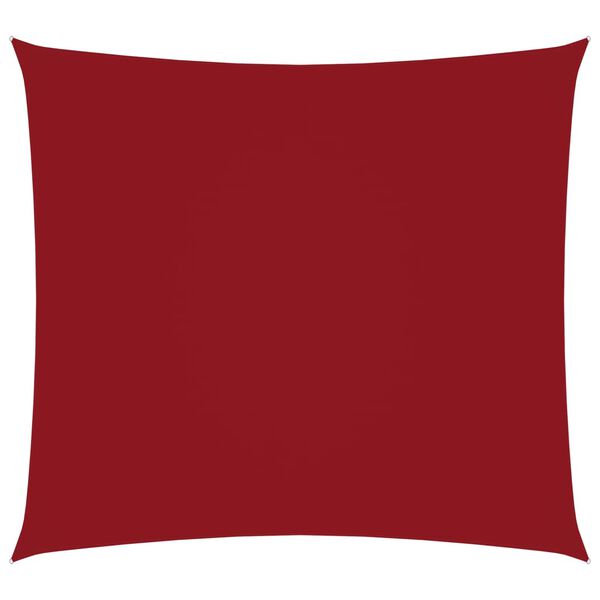 vidaXL Sunshade Sail Oxford Fabric Square 7x7 m Red