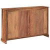 vidaXL Shoe Cabinet 140x35x90 cm Solid Acacia Wood