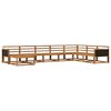 vidaXL Outdoor Sofa Set 8 pcs Natural Solid Acacia Wood