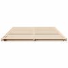 vidaXL Floor Bed Frame Brown 140 x 200 cm Solid pine wood
