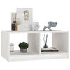 vidaXL Coffee Table White 75x50x33.5 cm Solid Pinewood