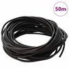 vidaXL Leather Cord Dark Brown &Oslash;2.5 mm x 50 m Leather