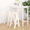 vidaXL Stools 2 pcs White 40x40x75 cm Solid Wood Pine