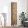 vidaXL Highboard Artisan Oak 69.5 x 34 x 180 cm Engineered Wood