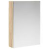 vidaXL Bathroom Mirror Cabinet with Shelf Sonoma Oak 50 x 14.5 x 70 cm