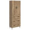 vidaXL Cabinet Set 2 pcs 66 x 34.5 x 90 cm Engineered Wood Artisan Oak