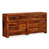 vidaXL Sideboard Solid Acacia Wood 160x35x75 cm