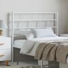 vidaXL Metal Replace Headboard White 100 cm