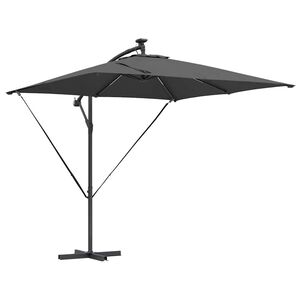 vidaXL Cantilever Banana Parasol Anthracite 249 x 249 x 250 cm