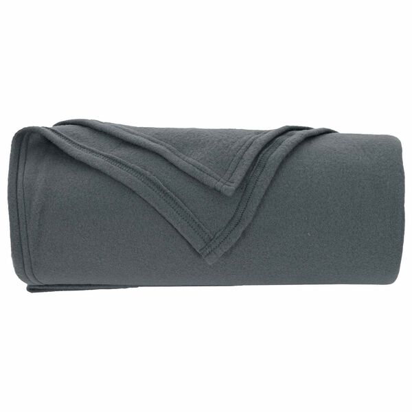 vidaXL Throw Blanket Dark Grey 200 x 150 cm Fleece