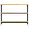 vidaXL Console Table Sonoma Oak 100x22.5x75 cm Engineered Wood