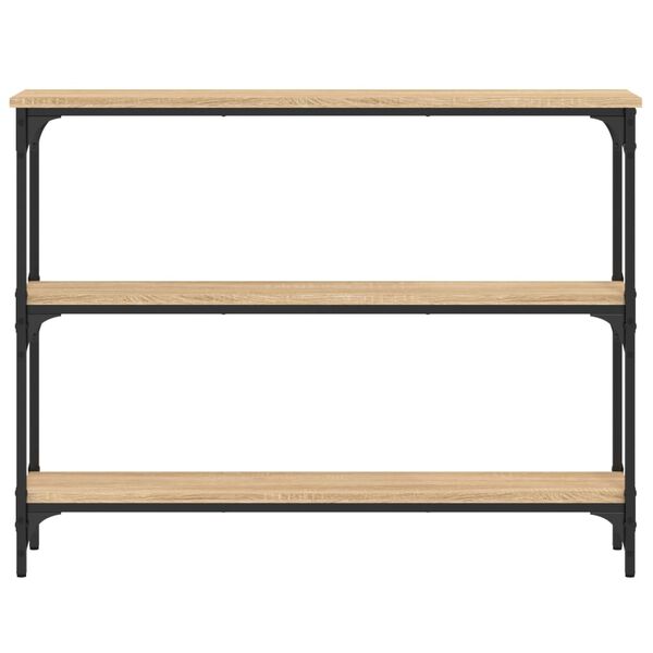 vidaXL Console Table Sonoma Oak 100x22.5x75 cm Engineered Wood