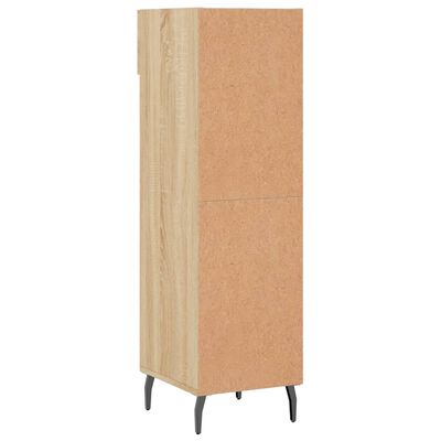 vidaXL Shoe Cabinet Sonoma Oak 30x35x105 cm Engineered Wood