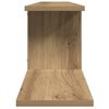 vidaXL Wall-Mounted TV Shelf Artisan Oak 125x18x23 cm Engineered Wood