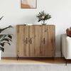 vidaXL Sideboard Artisan Oak 90 x 32.5 x 80 cm Engineered Wood