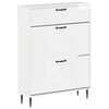vidaXL Shoe Cabinet HAARLEM 78 x 24 x 103 cm Engineered Wood
