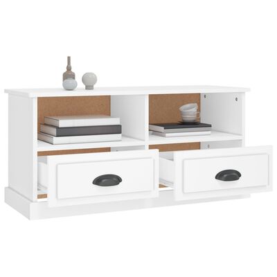 vidaXL TV Cabinet White 93x35.5x45 cm Engineered Wood