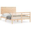 vidaXL Bed Frame without Mattress 140x200 cm Solid Wood
