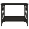 vidaXL Side Table Black 55x38x45 cm Engineered Wood