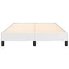vidaXL Bed Frame without Mattress White 120x190 cm Small Double Faux Leather