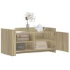 vidaXL Coffee Table Sonoma Oak 100x50x50 cm Engineered Wood