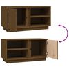 vidaXL TV Cabinet Honey Brown 80x35x40.5 cm Solid Wood Pine